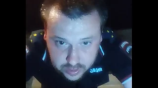 Full video: rough fuck of a policeman's anal hole with a flask of !