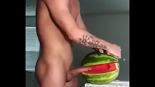 I'd be this watermelon