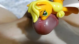 [eronekokun] - mlp applejack licking my carrot