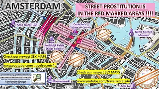 Amsterdam, netherlands, sex map, street map, knead parlours, brothels, whores, callgirls, bordell, freelancer, streetworker, prostitutes