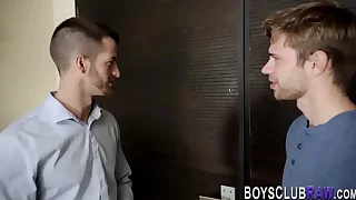 Gay stud jizzing hunks ass