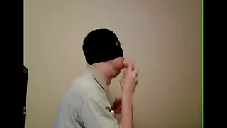 Big dildo throat fucking