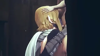 Yaoi femboy zelda - link handjob and blowjob - sissy crossdress japanese asian manga anime film  game porn detached