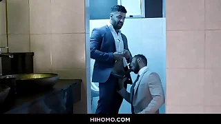 Gay managers fucking in the office's rest room - mateo zagal and milo madera
