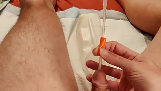 Self catheter unsurpassed pissing slow bladder the axe