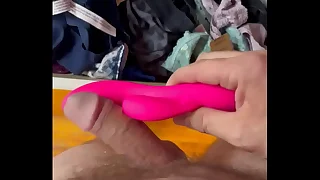 Playing with tenants clean panties