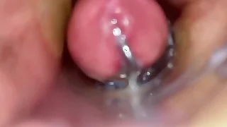 Flashlight cumshot compilation