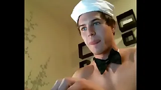 Handsome sailor gentleman jerks cums