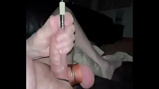 Enjoy my serious cock sounding!