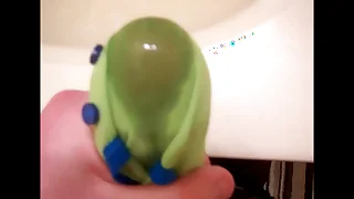 Huge pre cum into panties