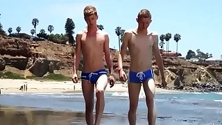 Boys day on tap the beach