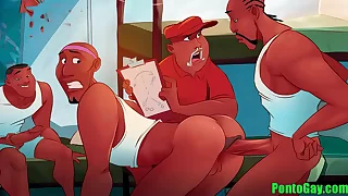 Astros do basquete - perdendo o cabaço com o gato dotado