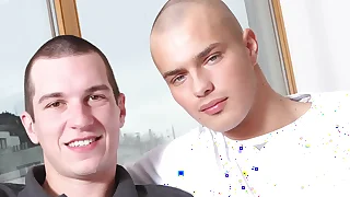 Damn! the guy with the shaved head is hot!