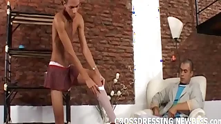 Strip down and put those panties atop