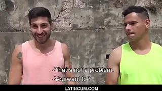 Latincum.com - straight latino schoolboy & hot gay best friend fuck be expeditious for cash