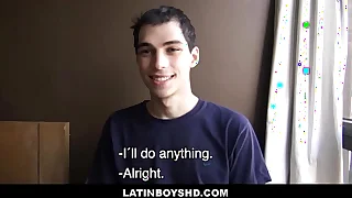Cute scrawny latin provision boy paid cash everywhere fuck producer pov - kevin, freddy