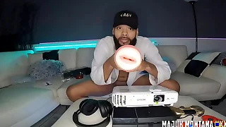 Testing my iron man masturbator cup exotic treediride toys