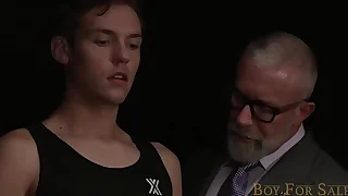 Boyforsale - dominant daddy anfractuosities grandson into whimpering slave