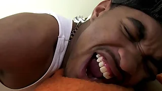 Black bruiser gets fucked abiding - gay porn