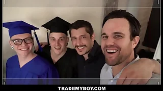 Yoke twink stepson's swap orgy with stepdad's heavens graduation night - harvey sid, rocky vallarta, marco bianchi