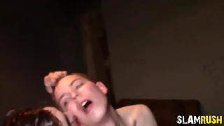 Dp'd that hunter pig until his asshole was leaking cum everywhere