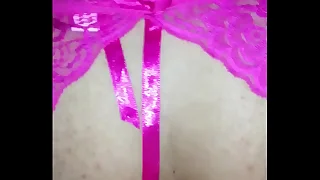 Creampie for a japanese panty boi