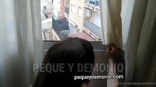 He fucks me in front of the neighbor and cumshot in my brashness pequeydemonio.com