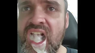 Overcrowded on a roadtrip for a snack of cum