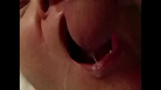 Horny old grandpa prevalent a four way (!) - part 1 with finger going to bed and a facial