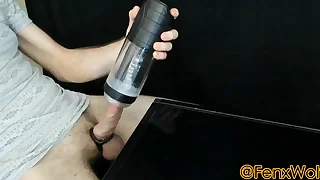 Masturbator creampie male sex toy
